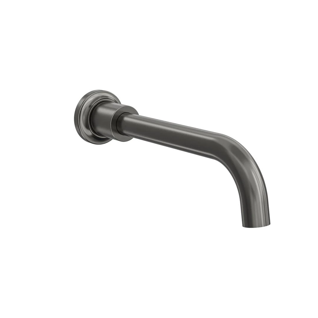 Linsol Tre Wall Mount Bath Spout - Gunmetal - Image 2