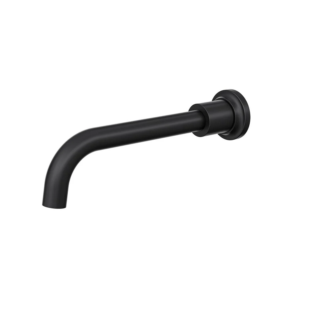 Linsol Tre Wall Mount Bath Spout - Matte Black