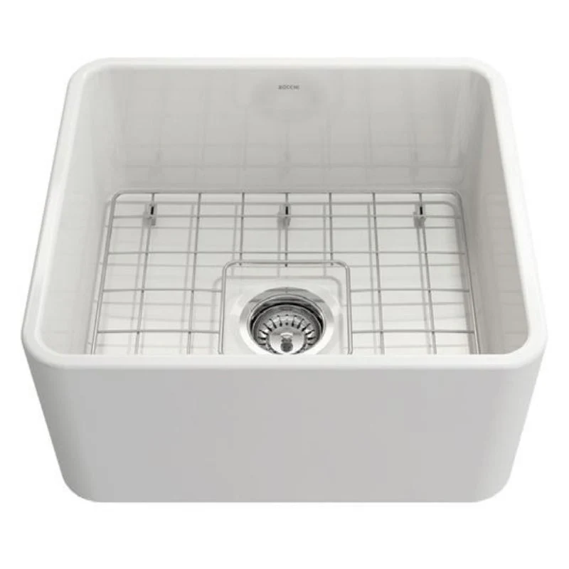 Turner Hastings Novi 500mm Fireclay Butler Sink - White Gloss - Image 3