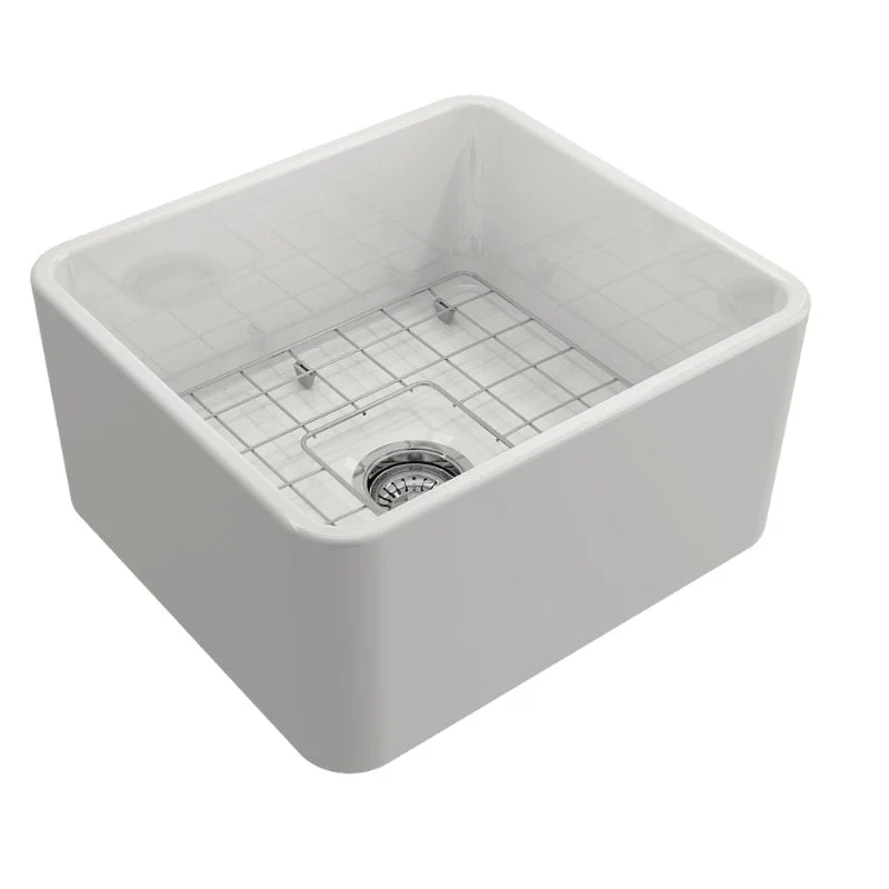 Turner Hastings Novi 500mm Fireclay Butler Sink - White Gloss - Image 4