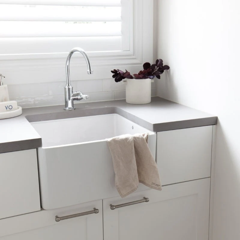 Turner Hastings Novi 500mm Fireclay Butler Sink - White Gloss - Image 9