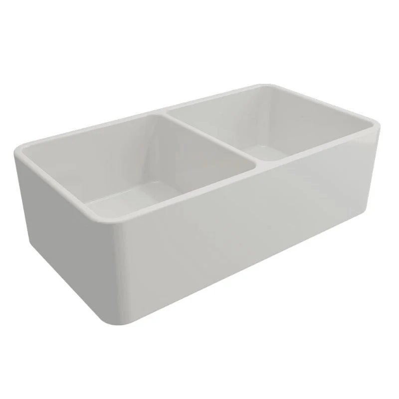 Turner Hastings Novi 850mm Fireclay Butler Sink - White Gloss