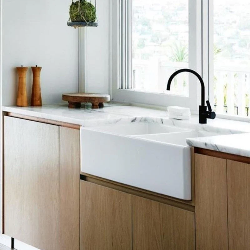 Turner Hastings Novi 850mm Fireclay Butler Sink - White Gloss - Image 5