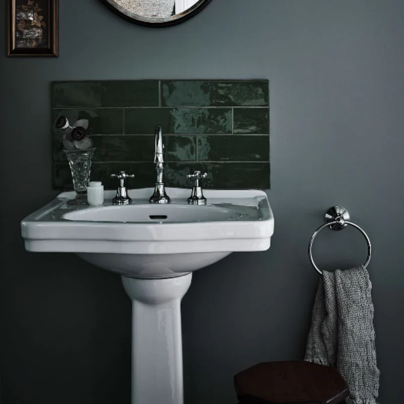 Turner Hastings Claremont 58 x 45 Basin & Pedestal - Image 3