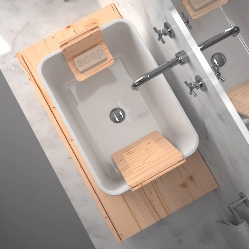 Turner Hastings COUNTER TOP Tribo 600mm Fireclay Sink - Image 4