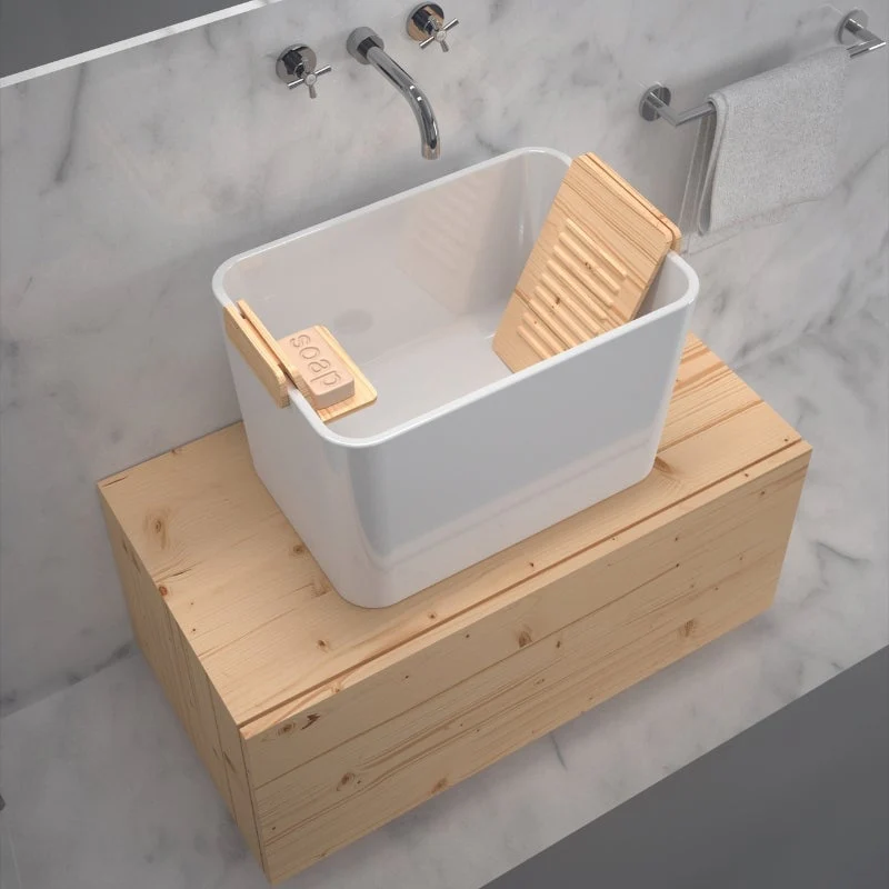 Turner Hastings COUNTER TOP Tribo 600mm Fireclay Sink - Image 5