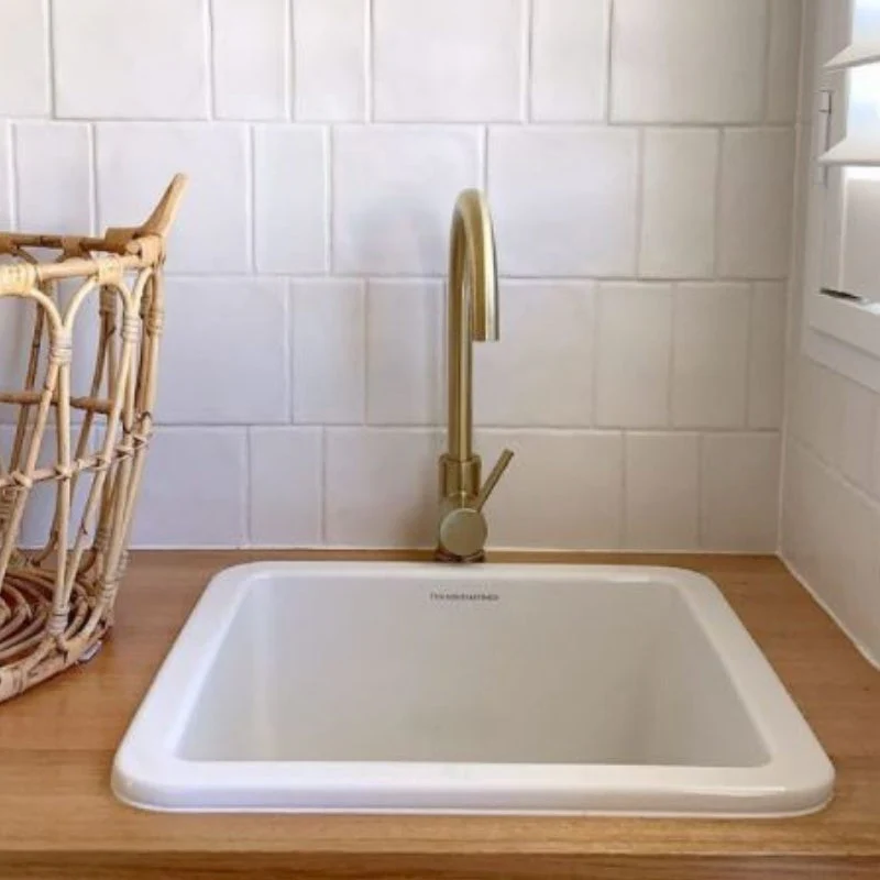Turner Hastings Cuisine 460mm Inset / Undermount Fireclay Sink
