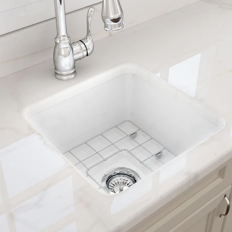 Turner Hastings Cuisine 460mm Inset / Undermount Fireclay Sink - Image 3
