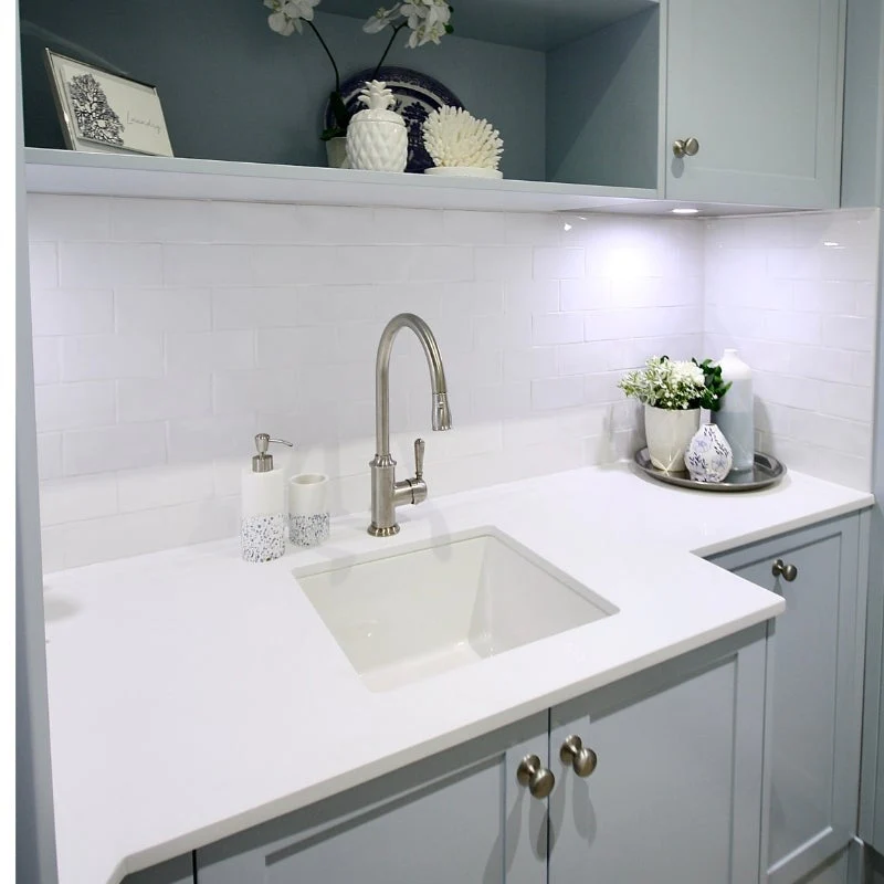 Turner Hastings Cuisine 460mm Inset / Undermount Fireclay Sink - Image 9