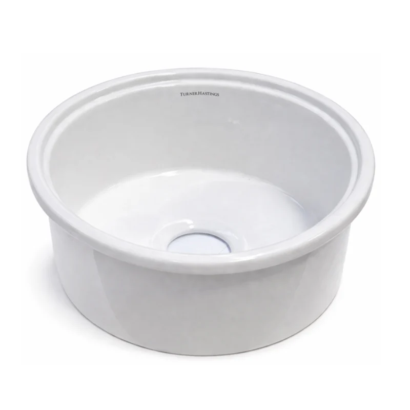 Turner Hastings Cuisine Round 47 Inset / Undermount Fireclay Sink