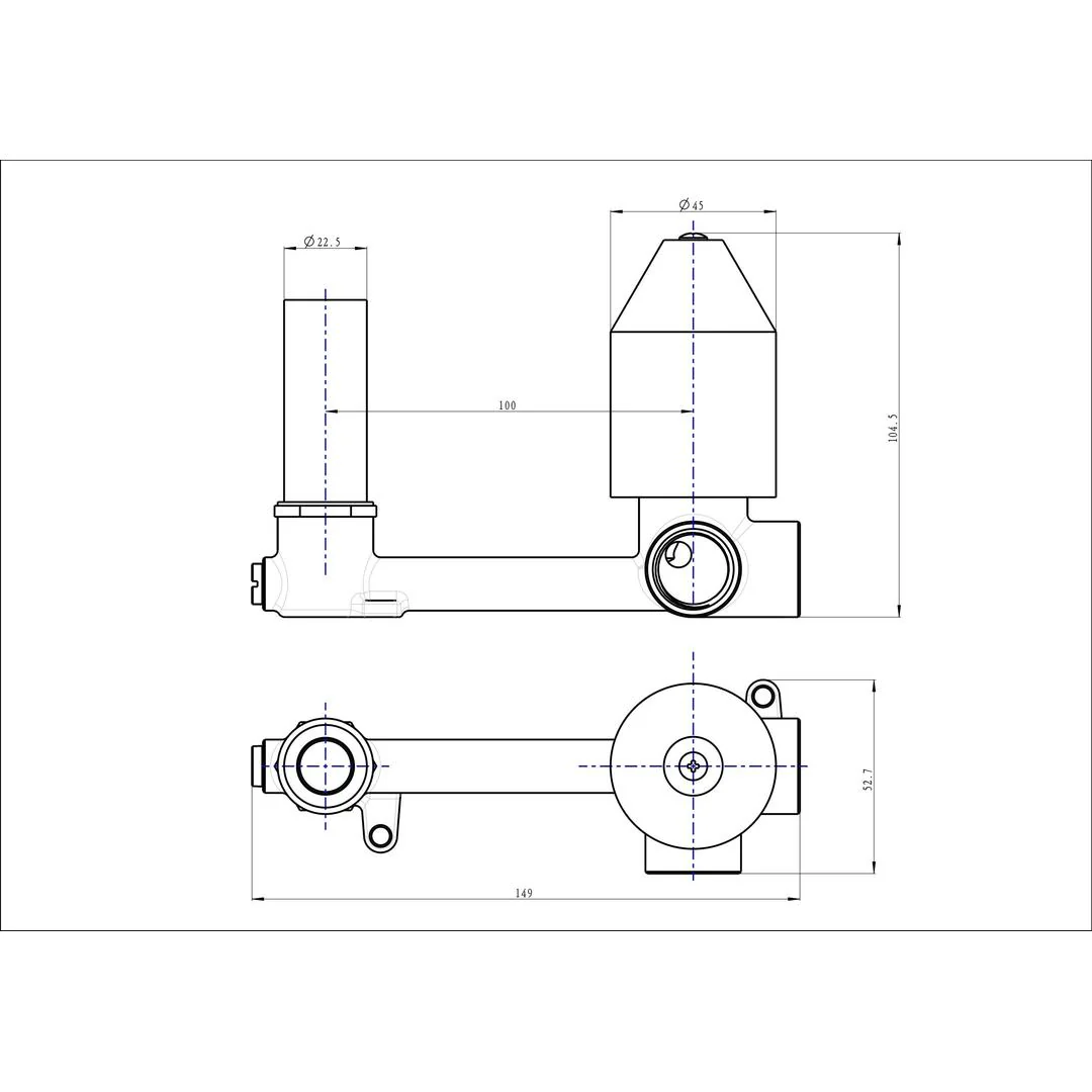 Linsol Universal Multifit Wall Mixer and Spout In Wall Body - Image 2