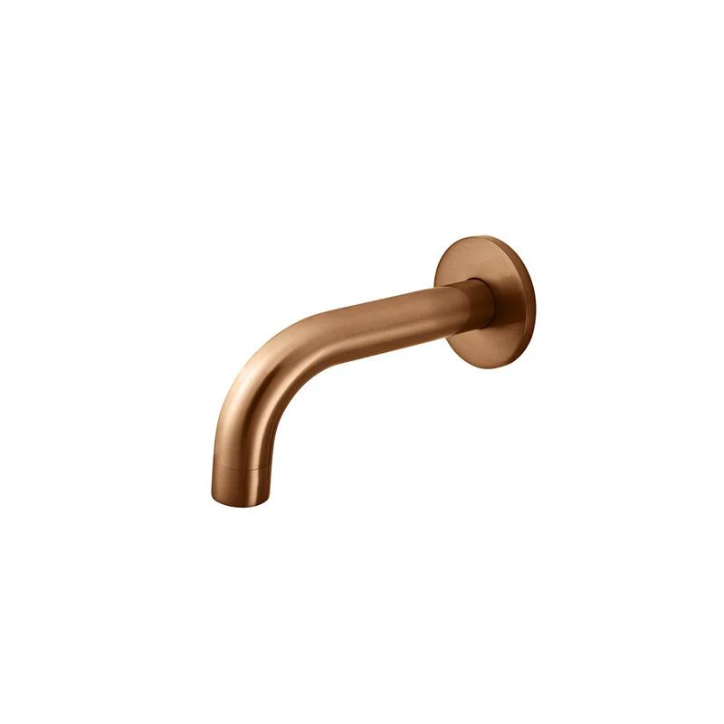 Meir Universal Round Curved Spout 130mm - Lustre Bronze