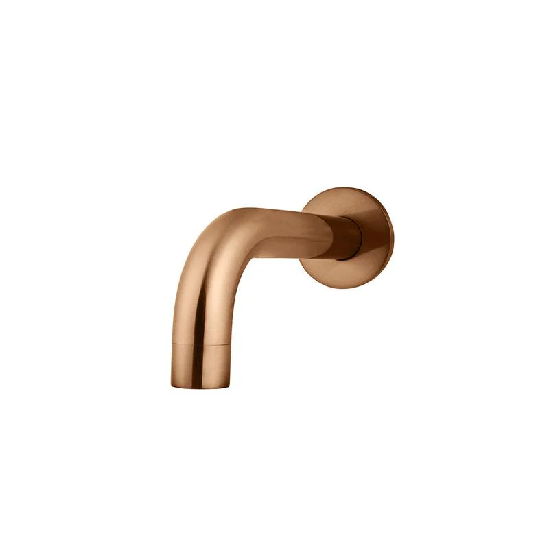 Meir Universal Round Curved Spout 130mm - Lustre Bronze - Image 3