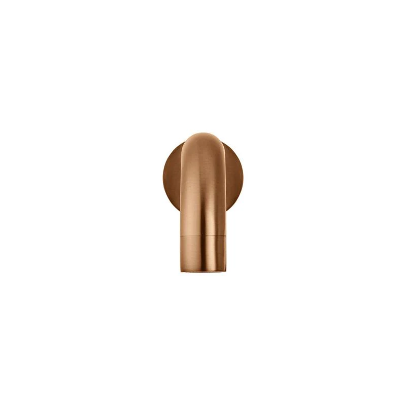Meir Universal Round Curved Spout 130mm - Lustre Bronze - Image 4