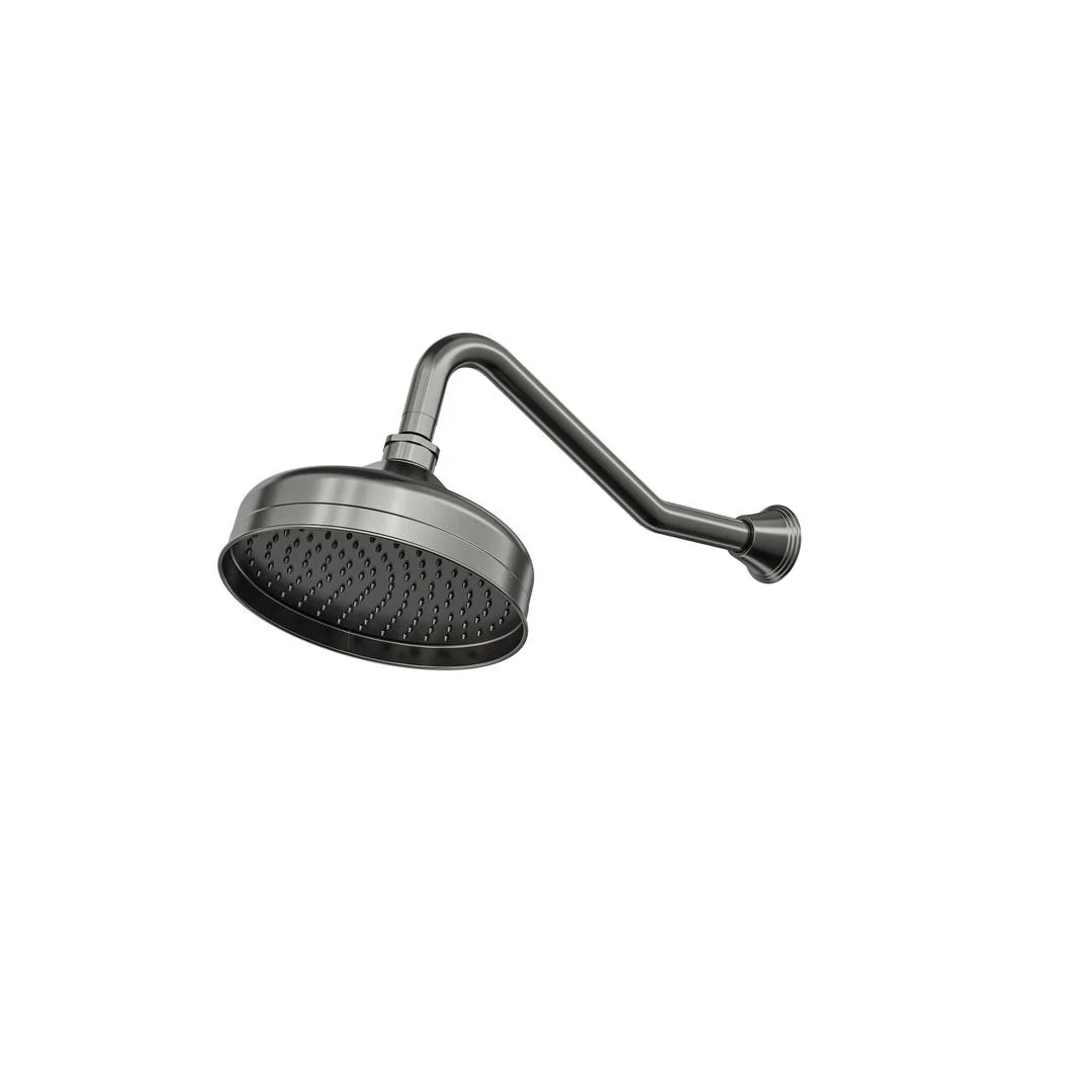 Linsol Vintage Wall Arm with 210mm Head - Gunmetal
