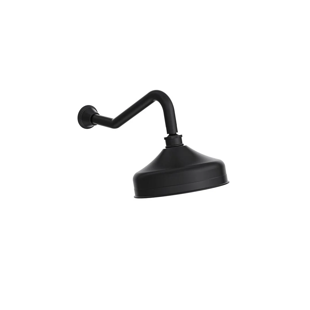 Linsol Vintage Wall Arm with 210mm Head - Matte Black - Image 2