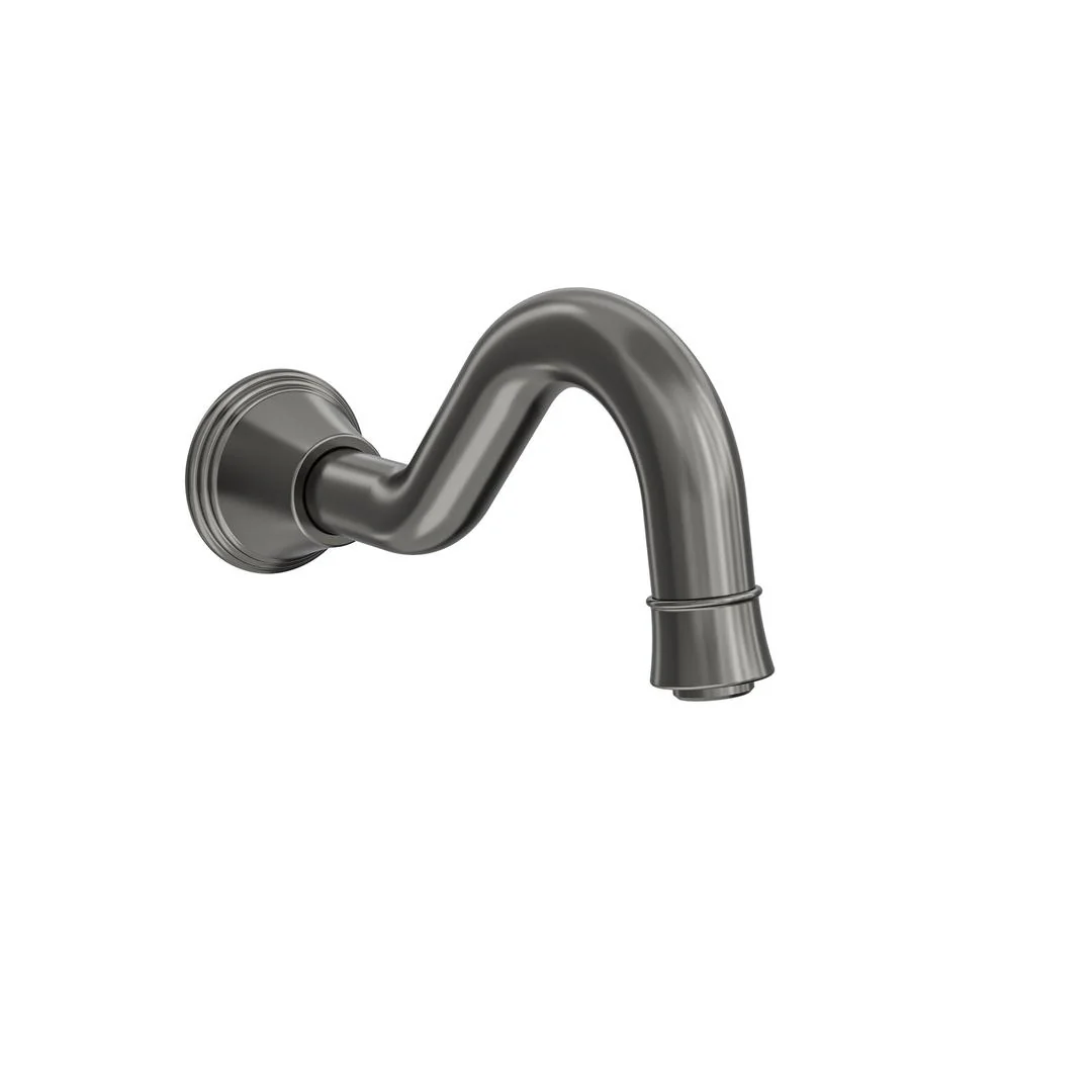 Linsol Vintage Wall Mount Bath Spout - Gunmetal - Image 2
