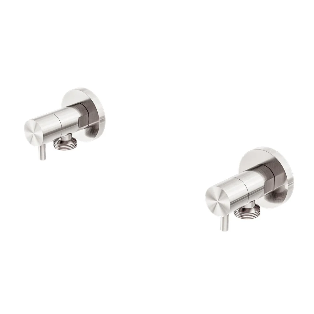 Nero Washing Machine Tap Set - Brushed Nickel