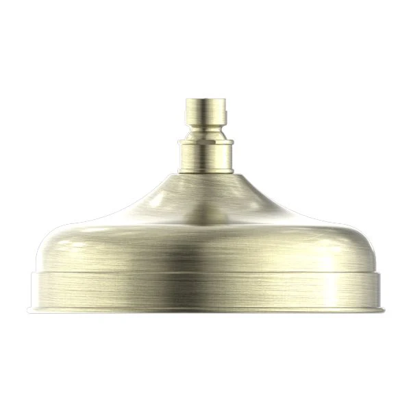 Nero York 200mm Shower Head - Aged Brass - Image 2