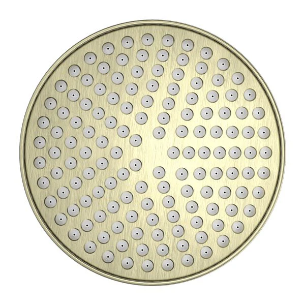 Nero York 200mm Shower Head - Aged Brass - Image 3
