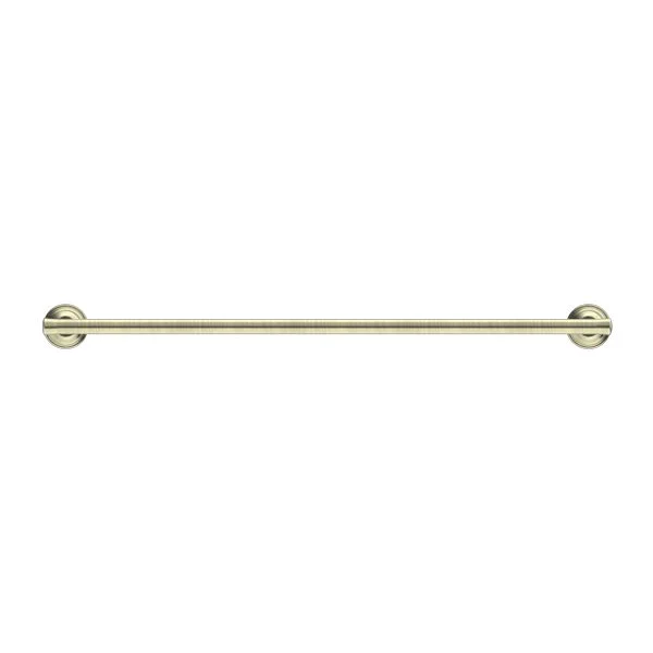 Nero York Double Towel Rail 600mm - Aged Brass - Image 2