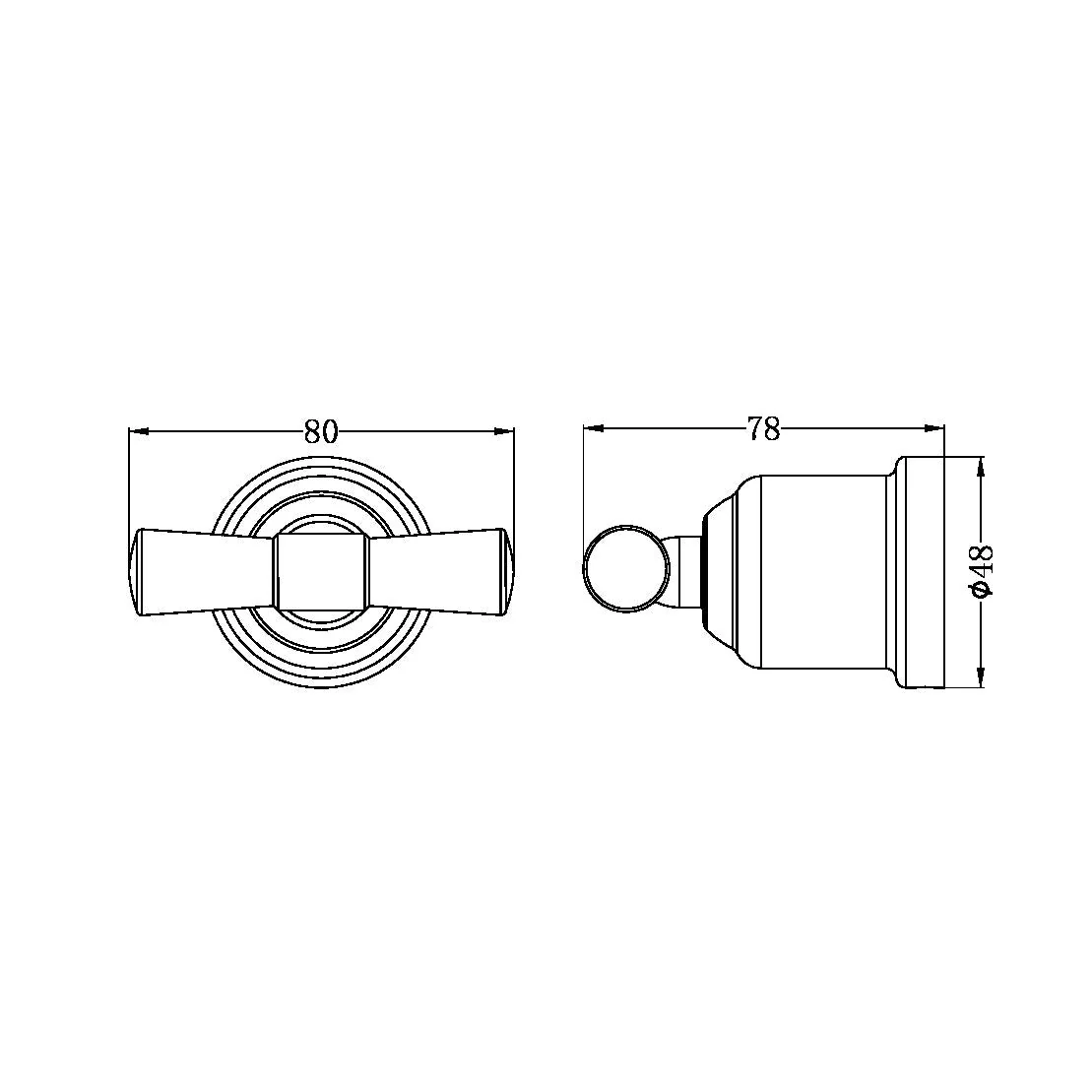Nero York Robe Hook - Black Matte - Image 4