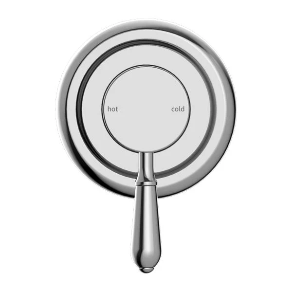 Nero York Shower Mixer With Metal Lever - Chrome - Image 3