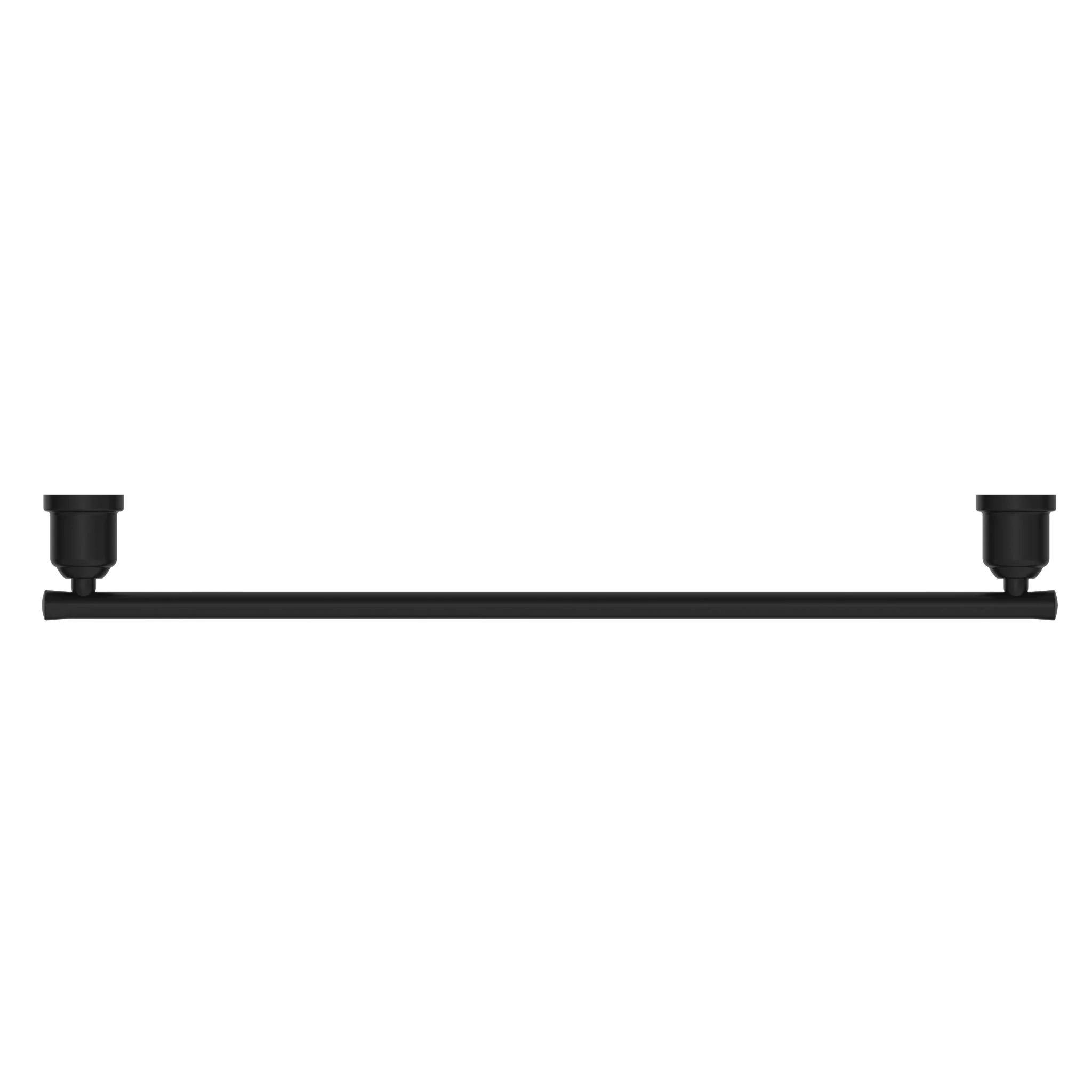 Nero York Single Towel Rail 600mm - Black Matte - Image 3