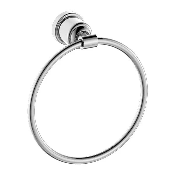 Nero York Towel Ring - Chrome