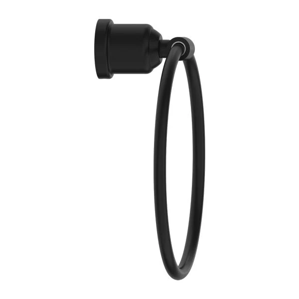 Nero York Towel Ring - Black Matte - Image 3
