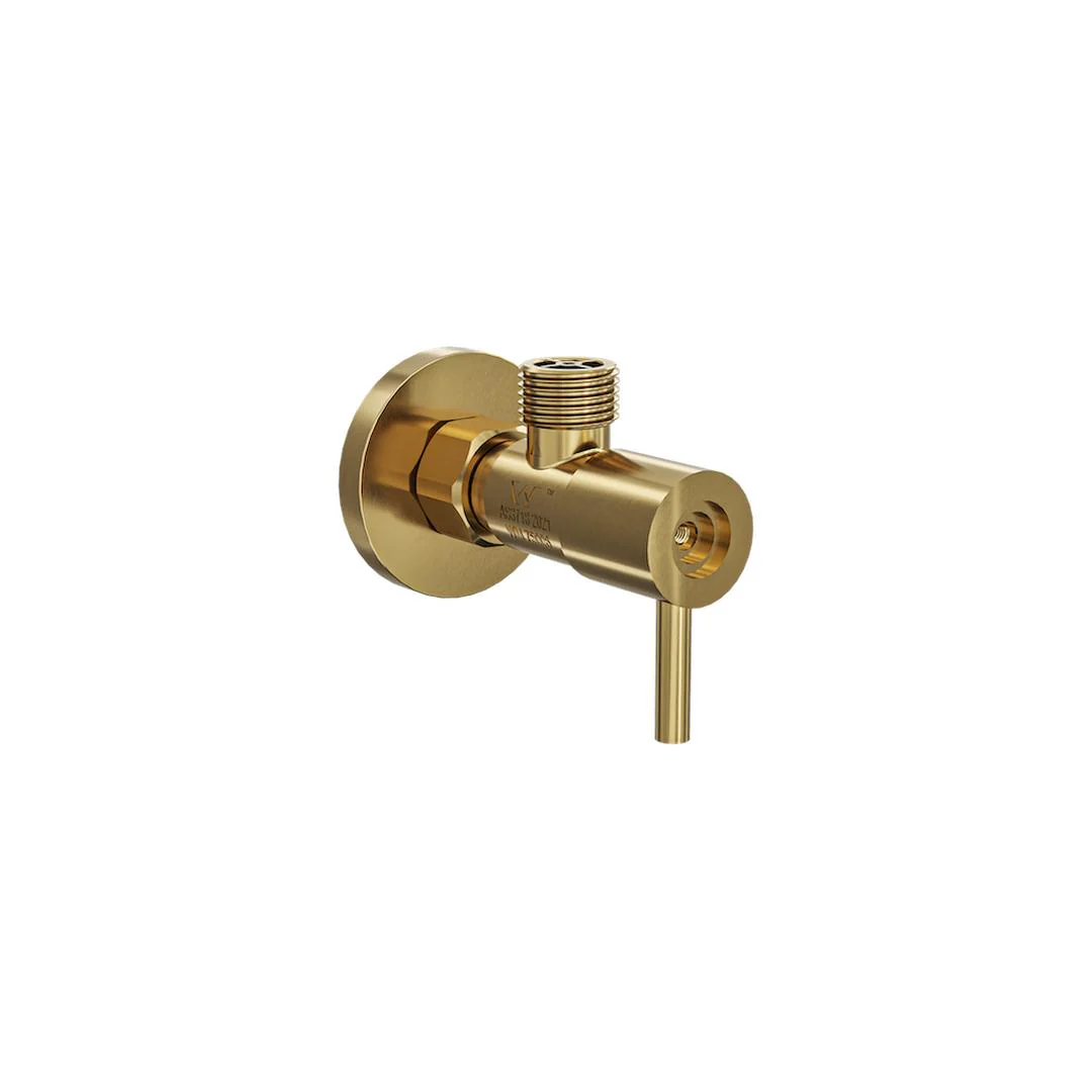 Linsol Zarah Easy Turn Cistern Tap - Brushed Brass - Image 2