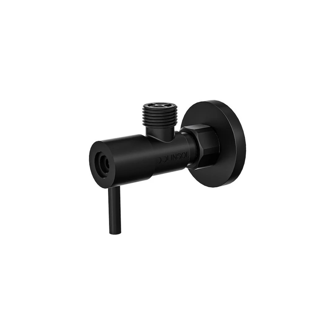 Linsol Zarah Easy Turn Cistern Tap - Matte Black