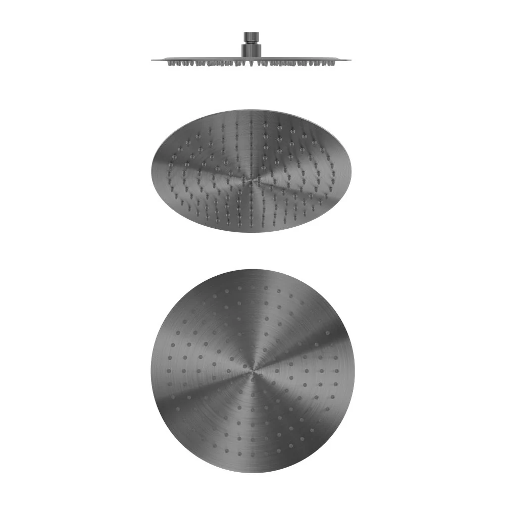 Nero Zen 316L 300mm Round Shower Head - Graphite