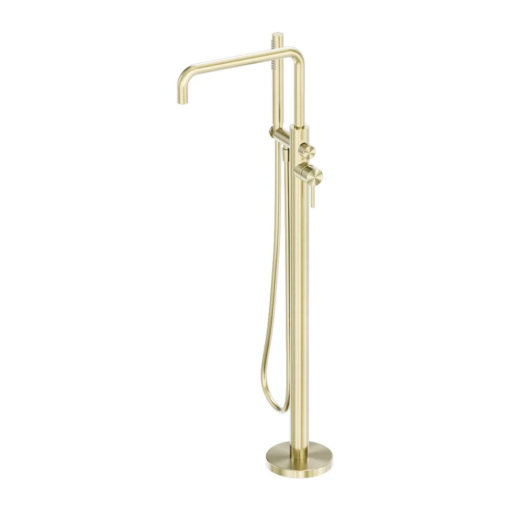 Nero Zen 316L Freestanding Bath Mixer - Brushed Gold