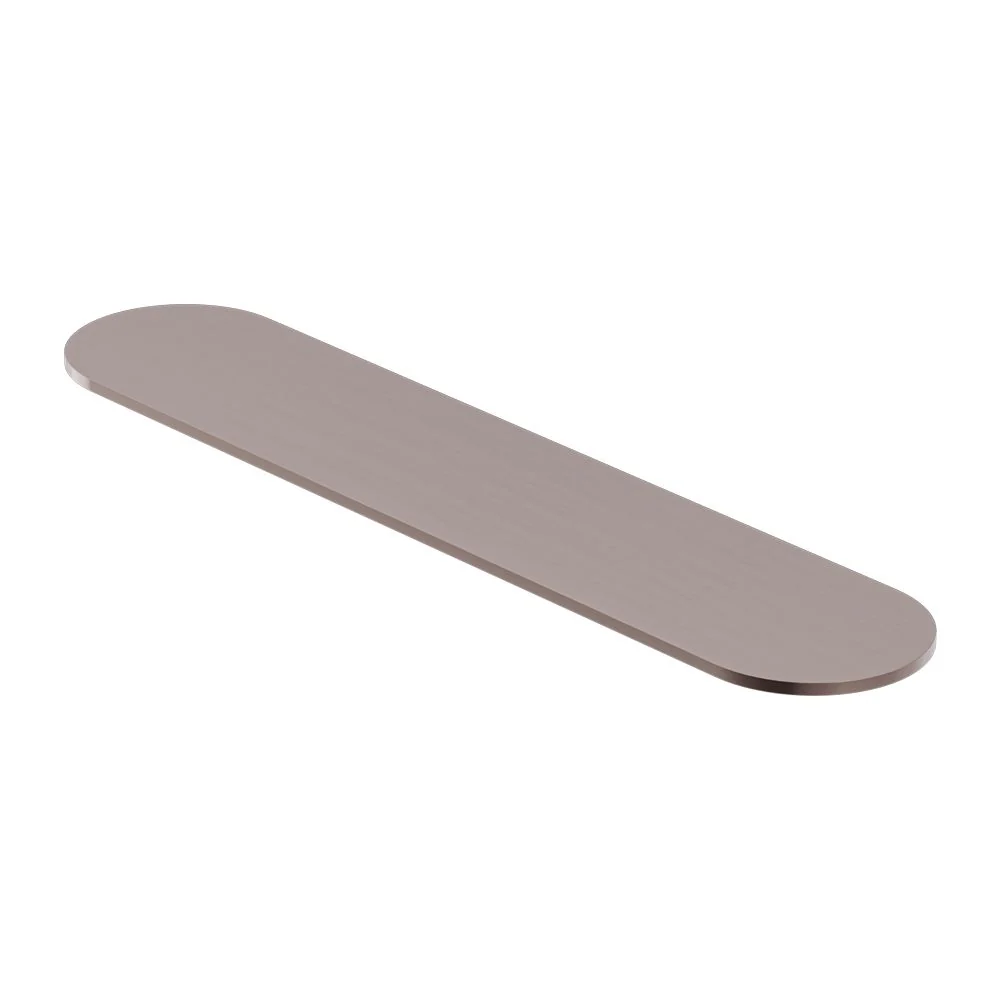 Nero Zen 316L Metal Shower Shelf - Brushed Bronze
