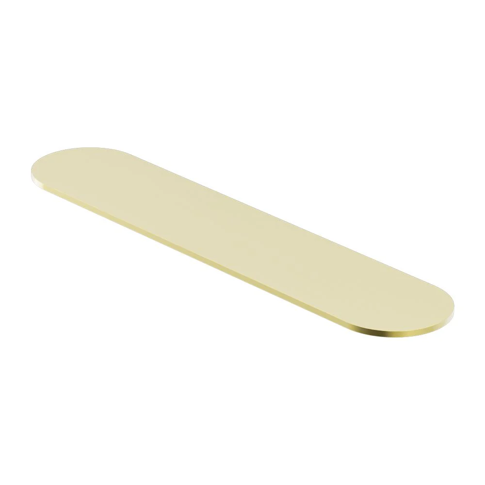 Nero Zen 316L Metal Shower Shelf - Brushed Gold