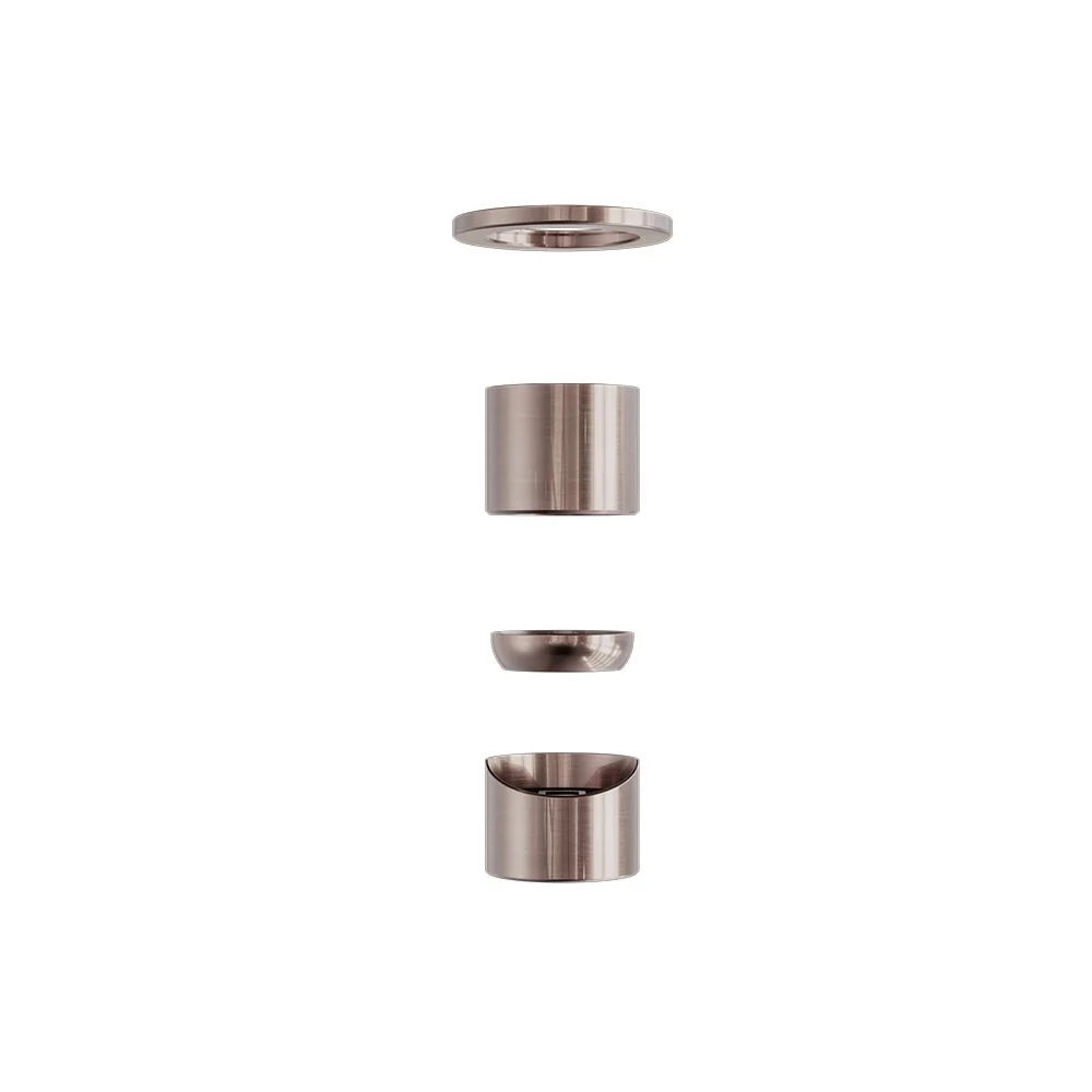 Nero Zen 316L Shower Mixer (Trim Kit Only) - Brushed Bronze - Image 3