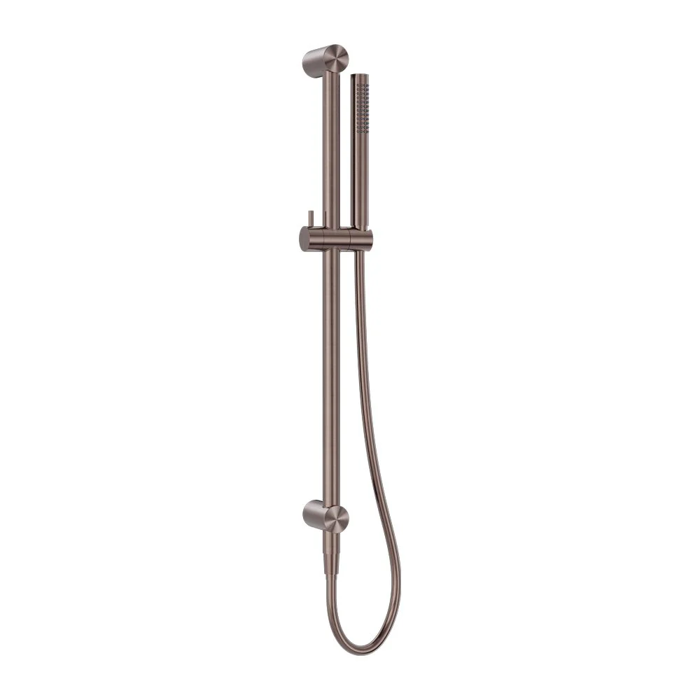 Nero Zen 316L Shower Rail - Brushed Bronze