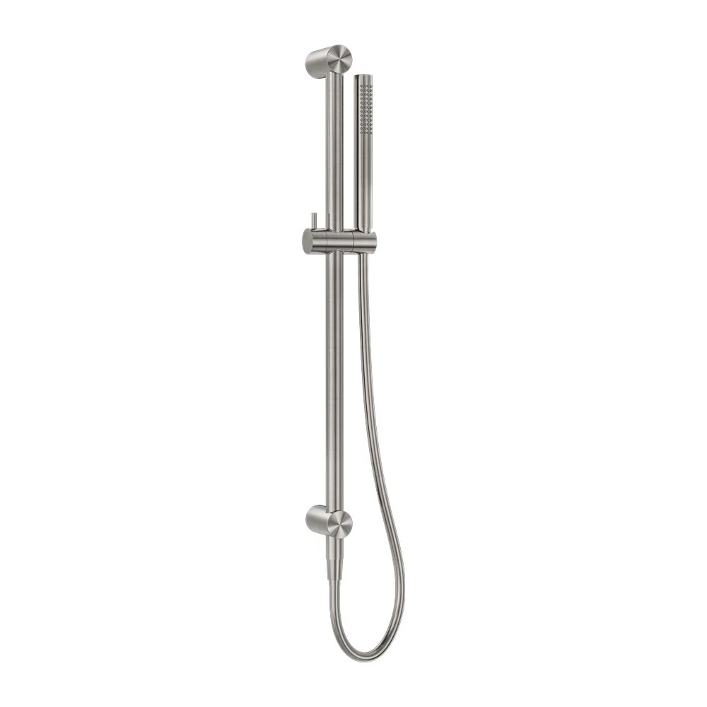 Nero Zen 316L Shower Rail - Brushed Nickel