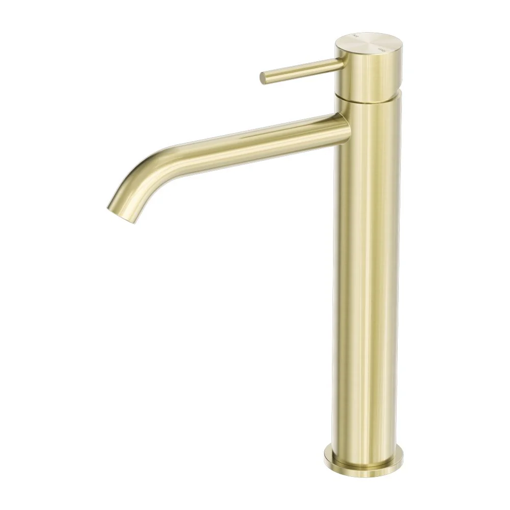Nero Zen 316L Tall Basin Mixer - Brushed Gold