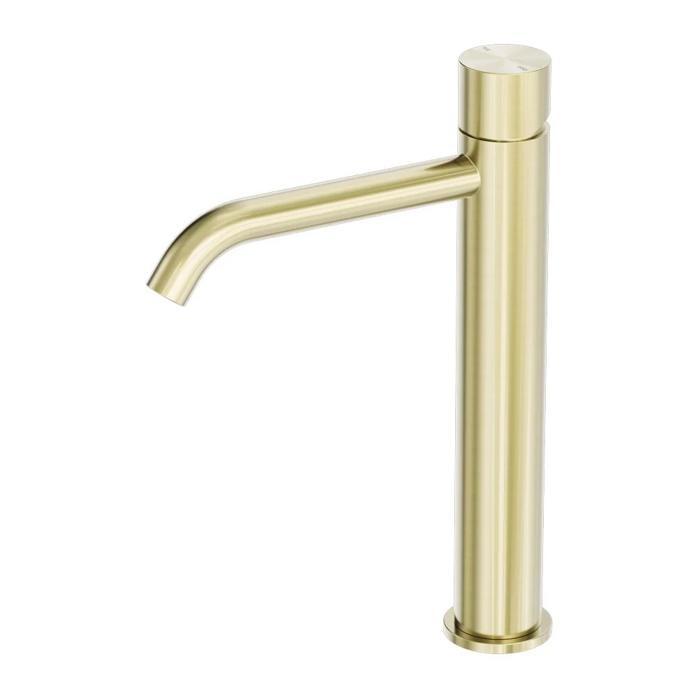 Nero Zen 316L Tall Basin Mixer Handless - Brushed Gold