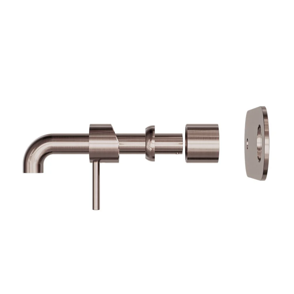 Nero Zen 316L Wall Basin/Bath Mixer (Trim Kit Only) - Brushed Bronze - Image 2