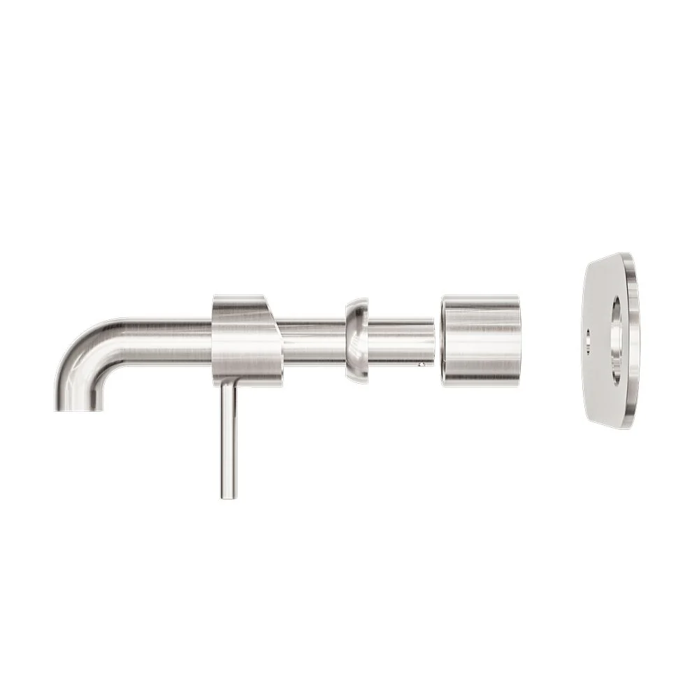 Nero Zen 316L Wall Basin/Bath Mixer (Trim Kit Only) - Brushed Nickel - Image 2