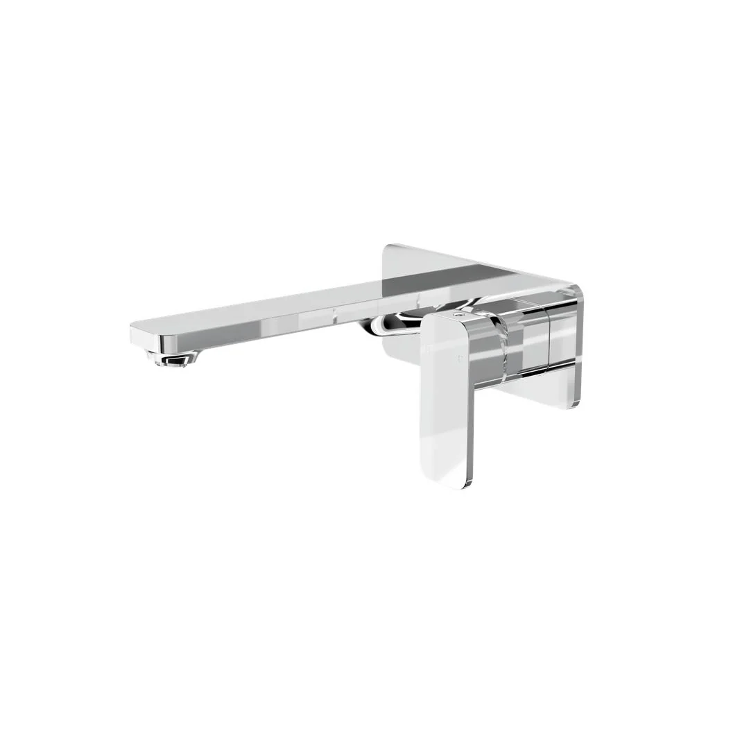 Linsol Zia 1-Plate Wall Basin or Bath Mixer Trim Kit - Chrome