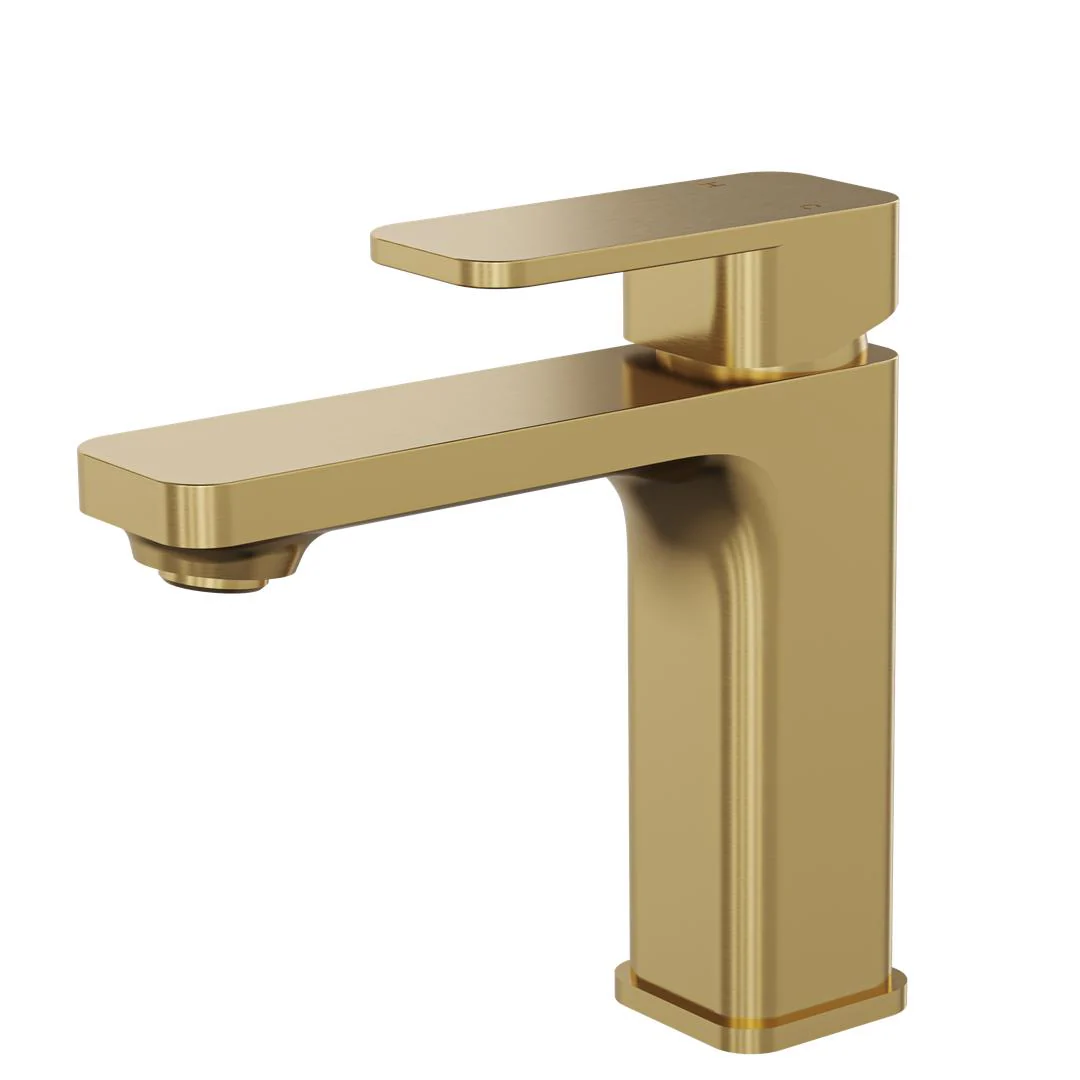 Linsol Zia Basin Mixer - Brushed Brass