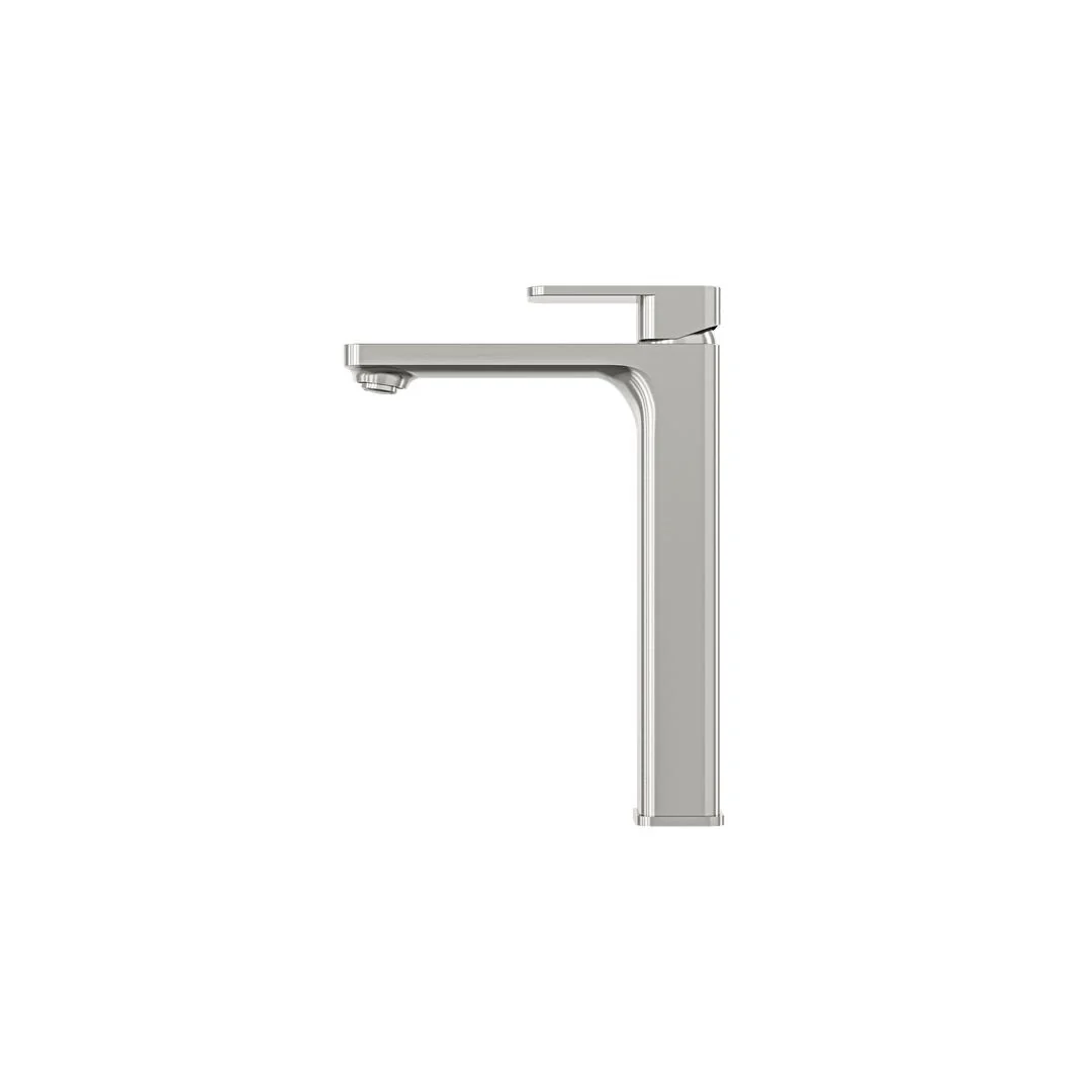 Linsol Zia Tall Basin Mixer - Brushed Nickel - Image 4